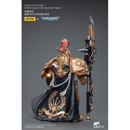 Warhammer - 40k figurine 1/18 Adeptus Custodes Shield Captain with Guardian Spear 12 cm