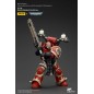 Warhammer 40k - Figurine 1/18 World Eaters Khorne Berzerker avec Eviscerator Chainsword 13 cm