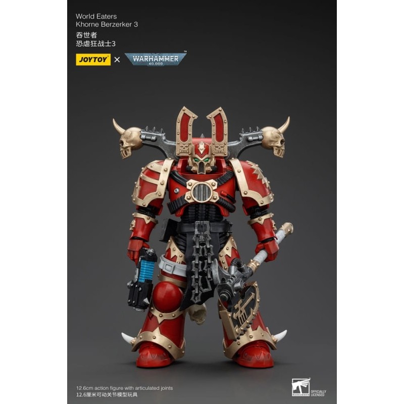 Warhammer - 40k figurine 1/18 World Eaters Khorne Berzerker 3 13 cm