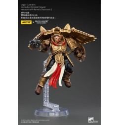Warhammer - The Horus Heresy figurine 1/18 Legio Custodes Custodian Venatari Squad Venatari with Kenetic Destroyer 1 13 cm