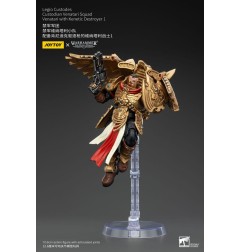 Warhammer The Horus Heresy - Figurine 1/18 Legio Custodes Custodian Venatari Squad Venatari avec Kenetic Destroyer 1 13 cm
