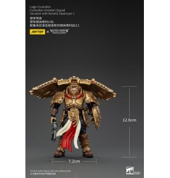 Warhammer The Horus Heresy - Figurine 1/18 Legio Custodes Custodian Venatari Squad Venatari avec Kenetic Destroyer 1 13 cm
