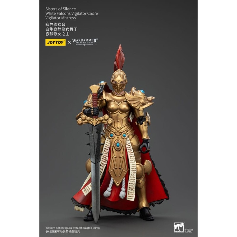 Warhammer - The Horus Heresy Actionfigur Sisters of Silence White Falcons Vigilator Cadre Vigilator Mistress 19 cm