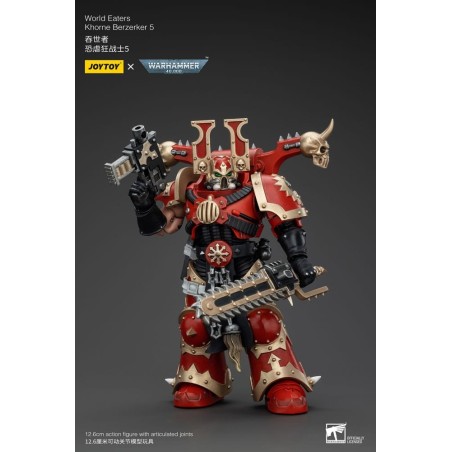 Warhammer 40k - Figurine 1/18 World Eaters Khorne Berzerker 5 13 cm
