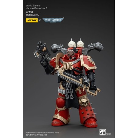 Warhammer 40k - Figurine 1/18 World Eaters Khorne Berzerker 7 13 cm