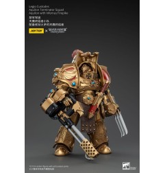 Warhammer - The Horus Heresy figurine 1/18 Legio Custodes Aquilon Terminator Squad Aquilon with Infernus Firepike 14 cm