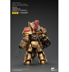 Warhammer - The Horus Heresy figurine 1/18 Legio Custodes Aquilon Terminator Squad Aquilon with Infernus Firepike 14 cm