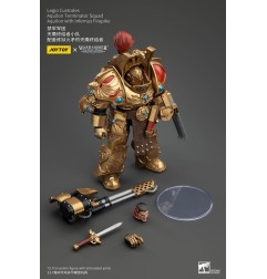 Warhammer The Horus Heresy - Figurine 1/18 Legio Custodes Aquilon Terminator Squad Aquilon with Infernus Firepike 14 cm