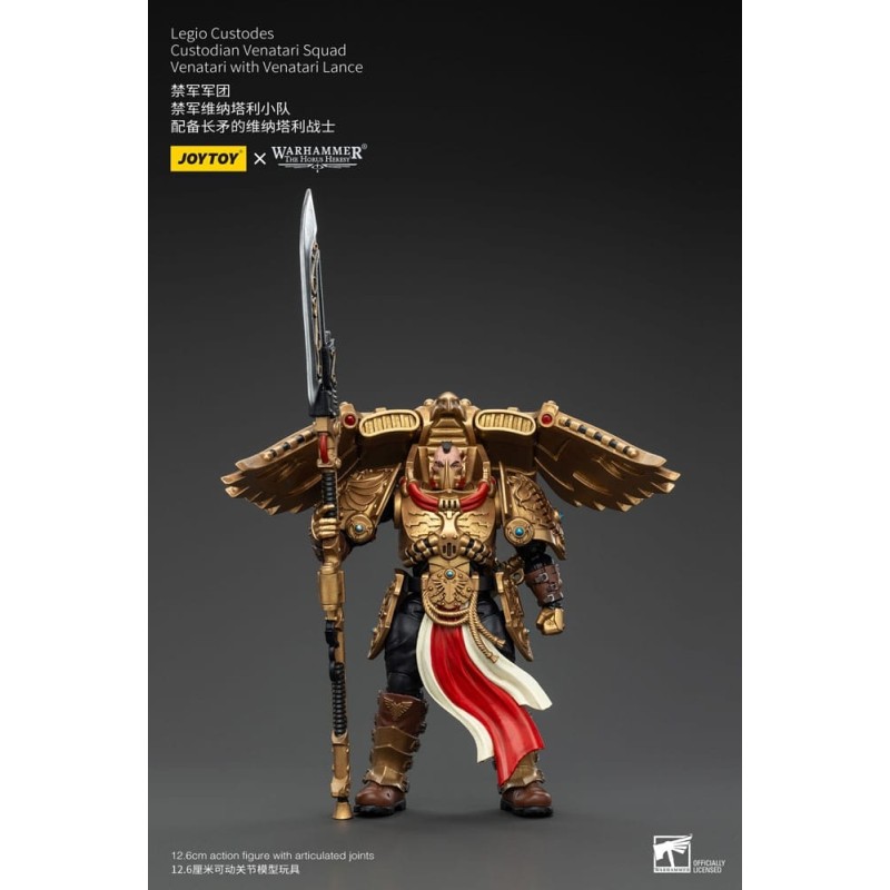 Warhammer - The Horus Heresy figurine 1/18 Legio Custodes Custodian Venatari Squad Venatari with Venatari Lance 13 cm Warhammer - The Horus Heresy figurine 1/18 Legio Custodes Custodian Venatari Squad Venatari with Venatari Lance 13 cm
