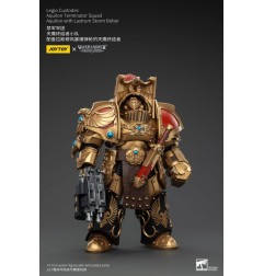 Warhammer The Horus Heresy - Figurine 1/18 Legio Custodes Aquilon Terminator Squad Aquilon avec Lastrum Storm Bolter 14 cm