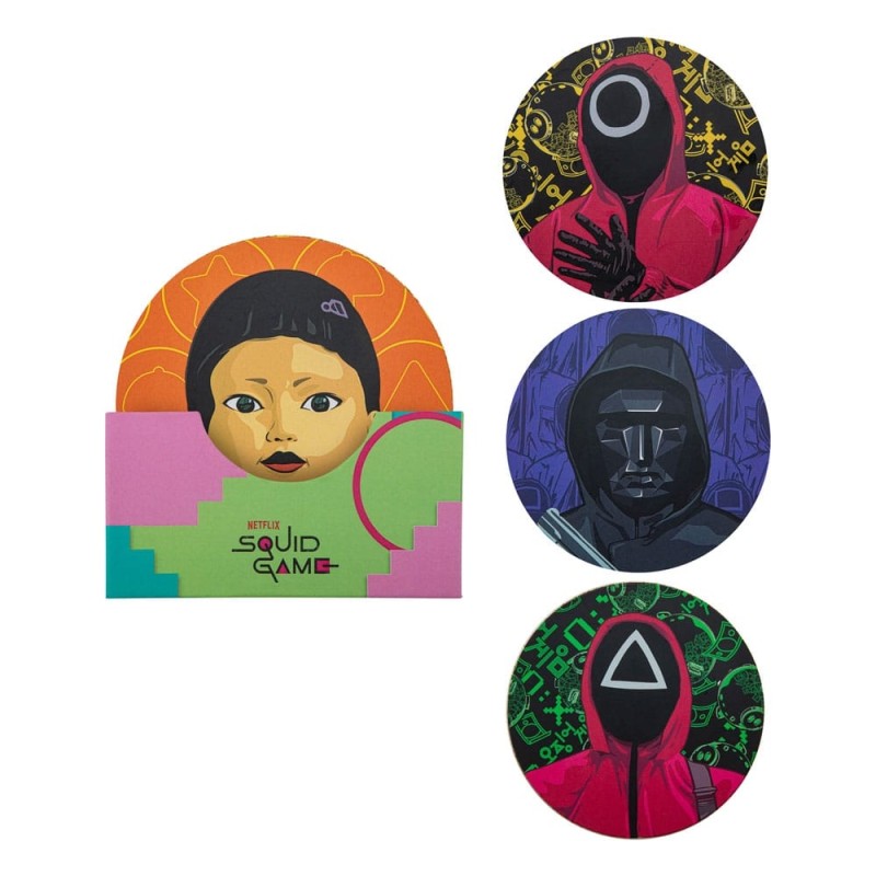 Squid Game - Pack 4 sous-verres