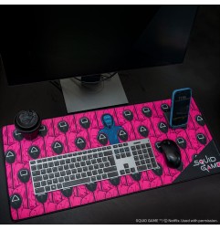 Squid Game - Sous-mains revêtu Front Man and Guards