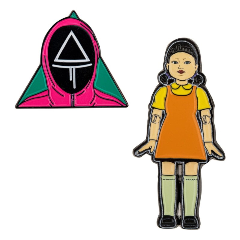 Squid Game - Pack 2 pin's Young-hee & Soldier
