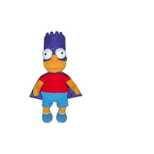 SIMPSONS - Peluche Bart - Superhero (37 cm)