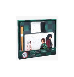 Demon Slayer - Plaque Sushi en céramique et baguettes Tanjiro & Giyu