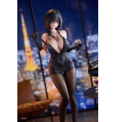 Original Character - Statuette 1/6 Ishimi Yokoyama Black One-piece Dress Ver. illustration by Bara 28 cm