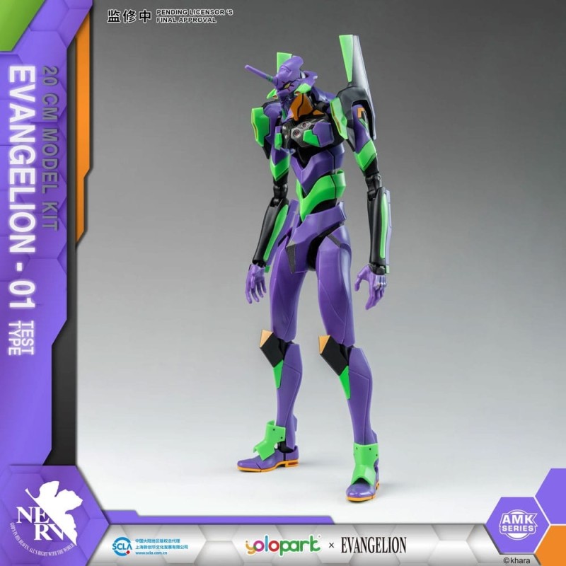 Evangelion - Neon Genesis  figurine Plastic Model Kit AMK Series Eva-01 20 cm