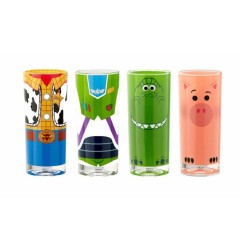 Toy Story - 4 pack 4 verres Buzz, Woody, Rex & Hamm
