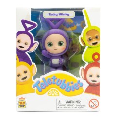 Teletubbies - Figurine mini Cheebee Tinky Winky Flocked 6 cm