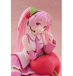 Hatsune Miku - Statuette PVC Desktop Cute Figure Sakura Miku Cherry Cushion Ver. 13 cm