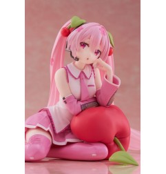 Hatsune Miku - Statuette PVC Desktop Cute Figure Sakura Miku Cherry Cushion Ver. 13 cm