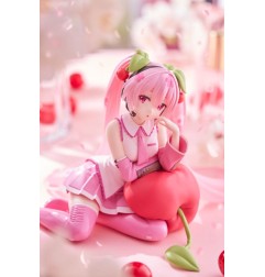 Hatsune Miku - Statuette PVC Desktop Cute Figure Sakura Miku Cherry Cushion Ver. 13 cm