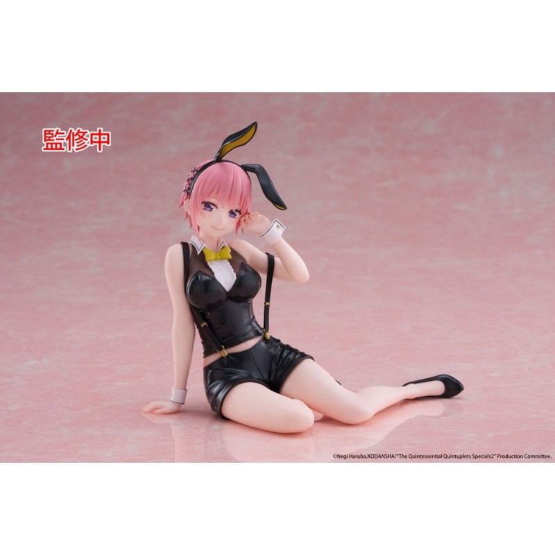 The Quintessential Quintuplets - 3 statuette PVC Desktop Cute Figure Ichika Nakano Bunny Ver. 13 cm