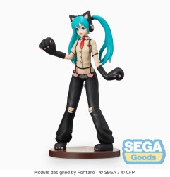 Hatsune Miku Project DIVA Arcade Future Tone - Statuette SPM  Kitty Cat 23 cm