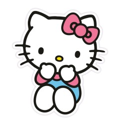 Sanrio - Oreiller Hello Kitty Blue Pants 36 cm