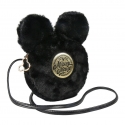 Disney - Sac à bandoulière peluche Black Collection Mickey