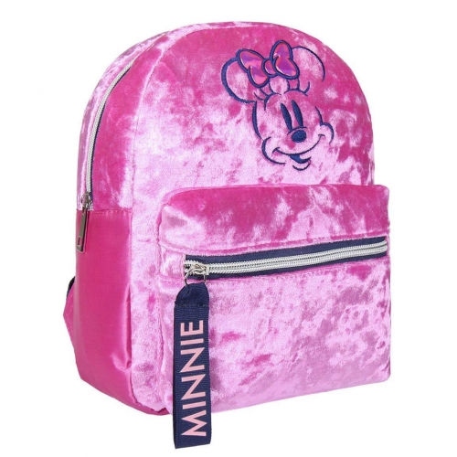 Disney - Sac à dos peluche Casual Fashion Pink Minnie 21 x 26 x 10 cm