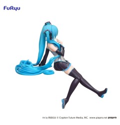 Hatsune Miku - Statuette Noodle Stopper Kuroboshi Kouhaku Ver. (re-run) 14 cm