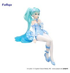 Hatsune Miku - Statuette Noodle Stopper Flower Fairy Nemophila Pail Blue Color Ver. 15 cm