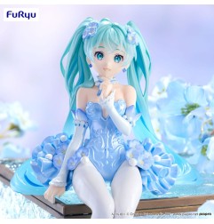 Hatsune Miku - Statuette Noodle Stopper Flower Fairy Nemophila Pail Blue Color Ver. 15 cm