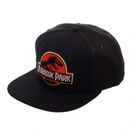 Jurassic Park - Casquette Snapback Logo Jurassic Park noir
