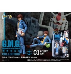 Gundam - Mobile Suit  figurine G.M.G. Collection 01 Earth Federation Amuro Ray 10 cm