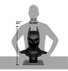 DC Comics - The Dark Knight DC Direct réplique 1/1 masque de Batman 54 cm