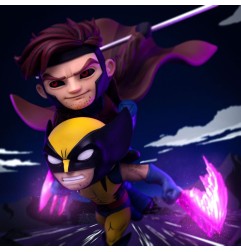X-Men 97 - Figurine Mini Co. Gambit and Wolverine 23 cm