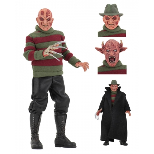 Freddy sort de la nuit - Figurine Retro Freddy Krueger 20 cm