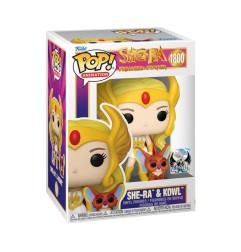Les Maîtres de l'univers - Figurine POP! & Buddy She-Ra w/Kowl 9 cm