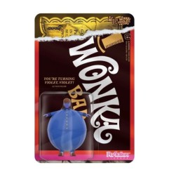 Charlie et la Chocolaterie - (1971) figurine ReAction Wave 03 Violet Beauregarde (Blueberry) 10 cm