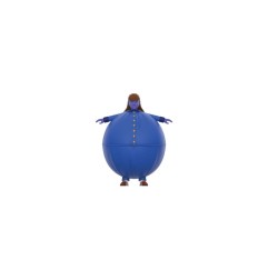 Charlie et la Chocolaterie (1971) - Figurine ReAction Violet Beauregarde (Blueberry) 10 cm
