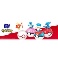 Pokémon - Jeu de construction MEGA 4 Pokémon