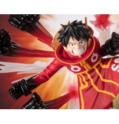 One Piece - Statuette Figuarts ZERO Extra Battle Monkey D. Luffy -Gum Gum Hawk Gatling- 19 cm