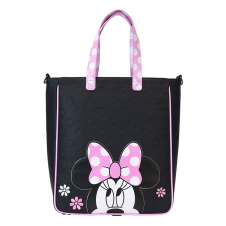 Disney - By Loungefly Sac à bandoulière avec porte-monnaie Minnie Floral Rock the Dots
