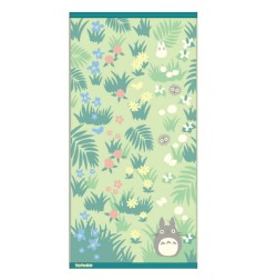 Studio Ghibli - Mon voisin Totoro Grande serviette de toilette Totoro & Butterfly 60 x 120 cm