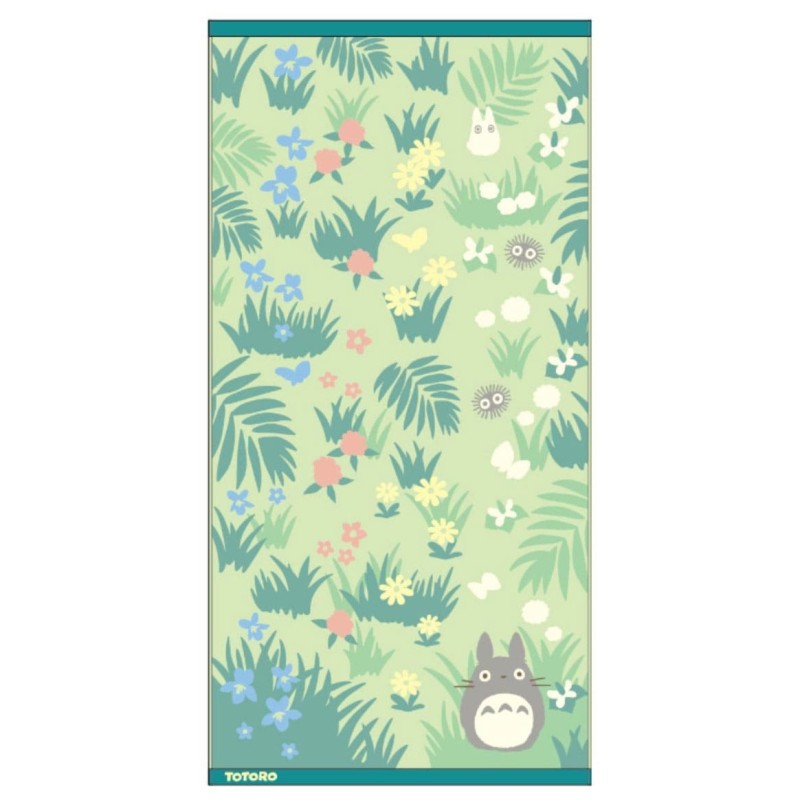 Studio Ghibli - Mon voisin Totoro Grande serviette de toilette Totoro & Butterfly 60 x 120 cm