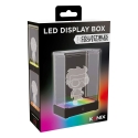 Présentoir vitrine - Présentoir vitrine acrylique avec éclairage LED Multi Color