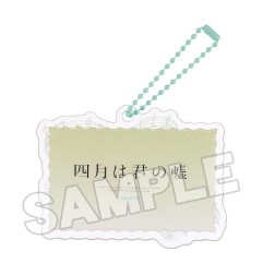 Your Lie in April Acrylic - Porte-clés Anime Scene C 8 cm