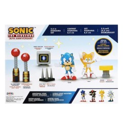 Sonic The Hedgehog - Diorama playset Sonic The Hedgehog 30th Anniversary 6 cm